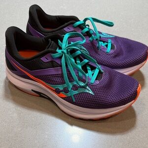 Saucony Women's Purple and Teal Athletic Shoes